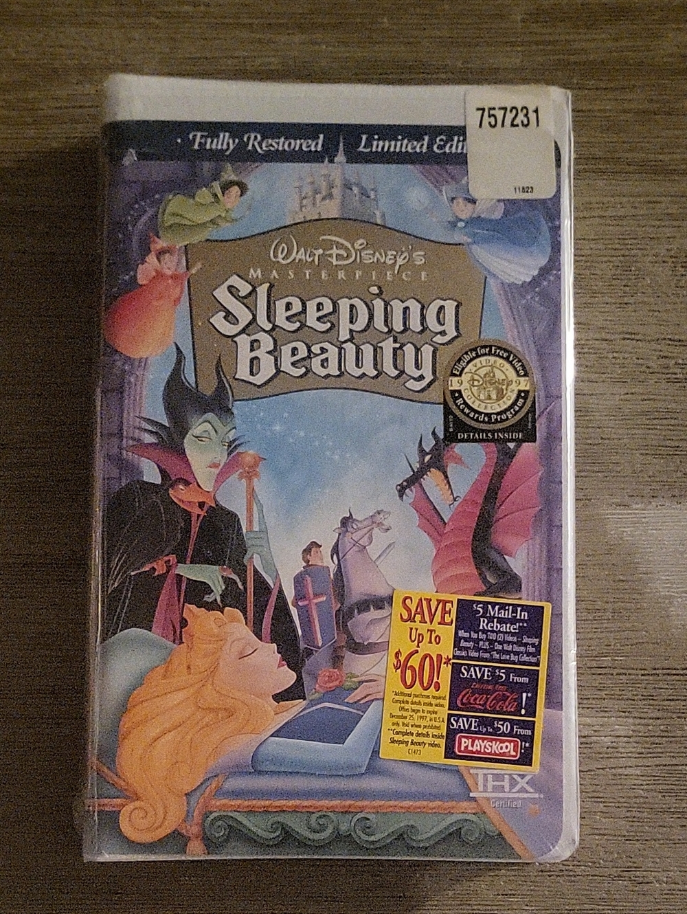 VINTAGE WALT DISNEY’S SLEEPING BEAUTY VHS — MASTERPIECE COLLECTION